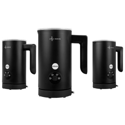 2. ELDOM SI560C FOMI Milk Frother, 500 W, Black, 300 ml, Frothing and Heating