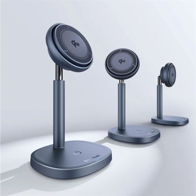 10. Baseus Orbit 2 Pro MagSafe Qi2 20W 2 in 1 Inductive Charger with Cooling - Gray