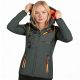 8. Geographical Norway Reine Ass A EO DB 007 W Softshell Jacket WU8184F/GNO-Dark Gray / Orange