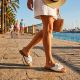 8. Women's white flower flip-flops Filippo DK7898