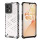17. Honeycomb case armored cover with a gel frame Realme C31 transparent