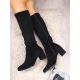 5. Black Sergio Leone women's high-heel boots