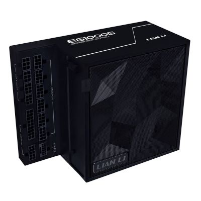 3. Lian Li 1000W EDGE GOLD 1000 80 PLUS Gold Power Supply, PCIe 5.1, ATX 3.1, Black, USB Hub