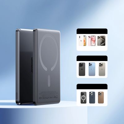 15. Powerbank Joyroom JR-PBM08 5000mAh 20W ultra-thin with inductive charging - gray