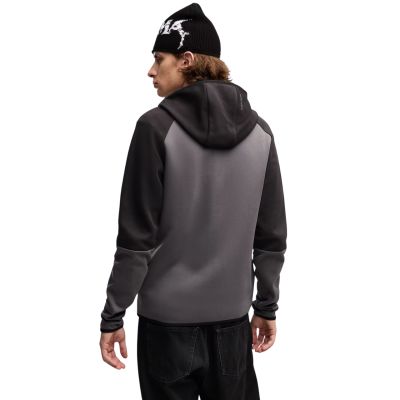 4. Men’s Puma Tech Slim Elevated black-grey hoodie 693951 34