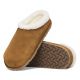 6. Birkenstock Zermatt Premium Shearling LEVE Mink LAF Flip-Flops Standard Foot (1023161)