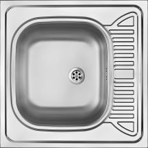 Deante Tango ZE60140 steel sink 60x60 cm