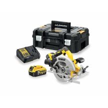 DeWALT DCS570P2-QW Portable Circular Saw 18.4 cm Yellow 5500 RPM