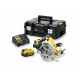 DeWALT DCS570P2-QW Portable Circular Saw 18.4 cm Yellow 5500 RPM