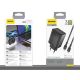 7. Dudao A29C 65W GaN Wall Charger + USB-C Cable - Black