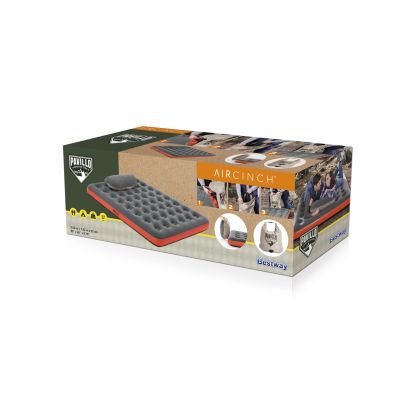9. Bestway 67703 Air Mattress Single Mattress Black, Red Unisex