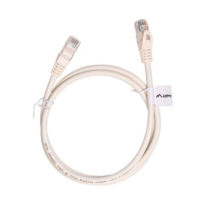 2. Patchcord U/UTP Lanberg PCU6-10CC-0100-W (RJ45 - RJ45; 1m; UTP; cat. 6; white)