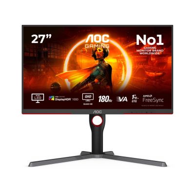 24. AOC G3 Q27G3XMN/BK Computer Monitor 68.6 cm (27") 2560 x 1440 px 2K Ultra HD LED Black