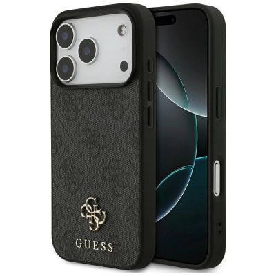 Guess 4G Small Classic Logo MagSafe case for iPhone 17 Pro - black