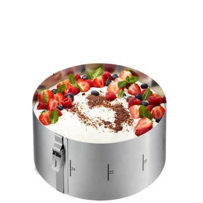 2. GEFU TONDO CLIP Cake ring 1 pc.