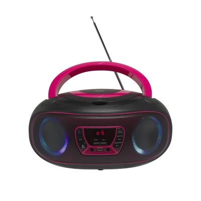 9. Denver TCL-212BT PINK portable CD player black, pink