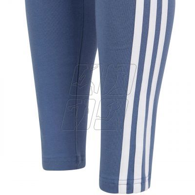 5. Adidas Essentials 3-Stripes Cotton Tights Jr leggings IS2633