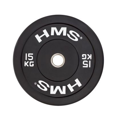 6. HMS BLACK BUMPER Olympic Plate 15 kg BBR15 