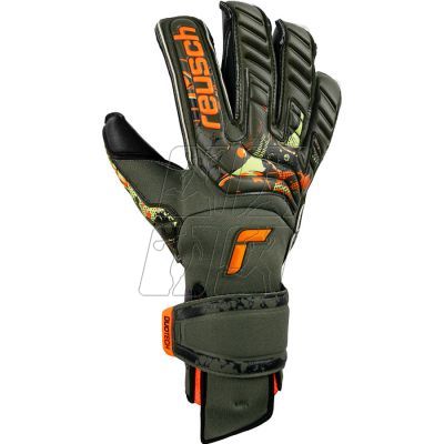 11. Reusch Attrakt Duo Evolution Adaptive Flex M 53 70 055 5555 goalkeeper gloves