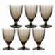Set of 6 Amami glasses - Gray, 300 ml