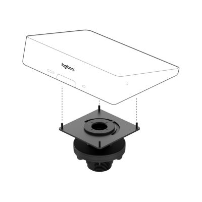 5. Logitech 939-001811 Video Conferencing Accessory Table Mount Black