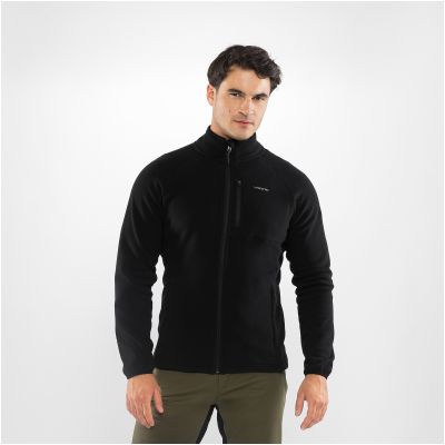 2. VIKING Billar Man Men’s Fleece Jacket, Black