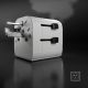 5. SBS universal travel adapter - EU 2xUSB-A - white