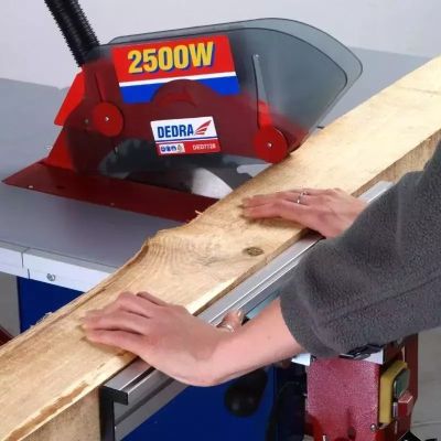 5. Dedra table saw 315mm/3400W/3-F. 400V, 82/58mm