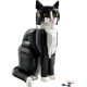 3. LEGO Ideas 21349 Black-and-White Cat
