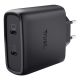 TRUST charger black MAXO GaN 65W 2x USB-C