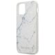 3. Guess Marble Case for iPhone 12 mini 5.4" - White