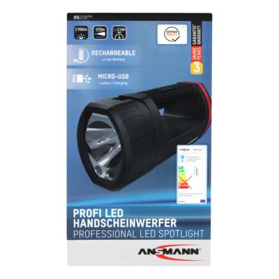 4. Ansmann HS20R Pro LED handheld flashlight nešiojamasis prožektorius