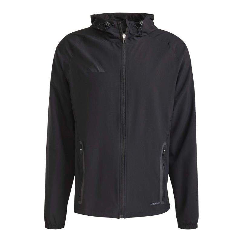 adidas Tiro 25 Competition Vis Tech Travel Hoodie - Black JX9502