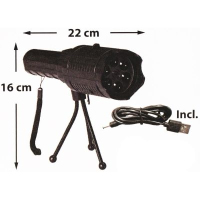 8. LED PROJECTOR INTERCHANGEABLE FILMS HALLOWEEN