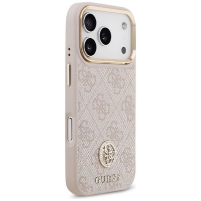 4. Guess 4G Strass Logo MagSafe Case for iPhone 17 Pro - Pink