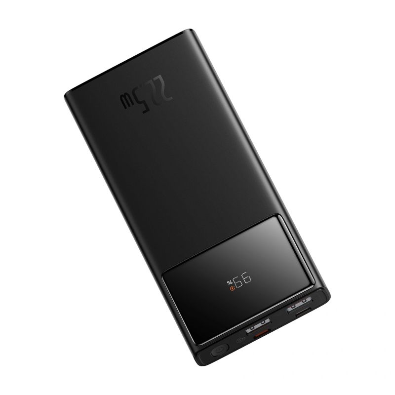 2. Baseus Star-Lord 10000mAh 22.5W Powerbank with Digital Display and 30cm USB-C 3A Cable - Black