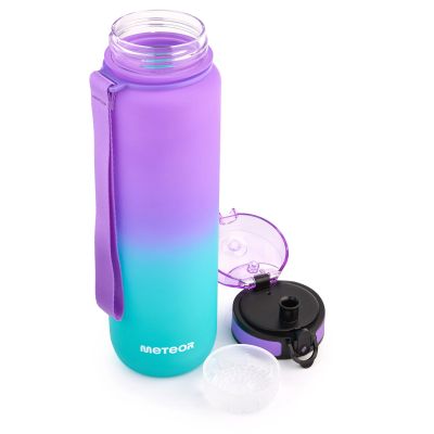 9. Meteor Bottle 1000 ml 17664 purple/blue