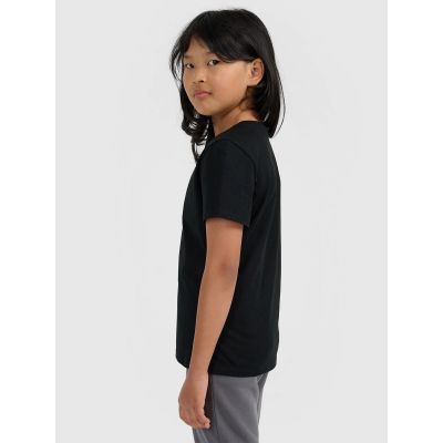 3. Regular plain girls' T-shirt 4F 4FJRMM00TTSHF3231-20S