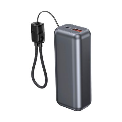 2. GEMBIRD POWERBANK 10000mAh, LCD DISPLAY, 20W FAST CHARGING, GRAY