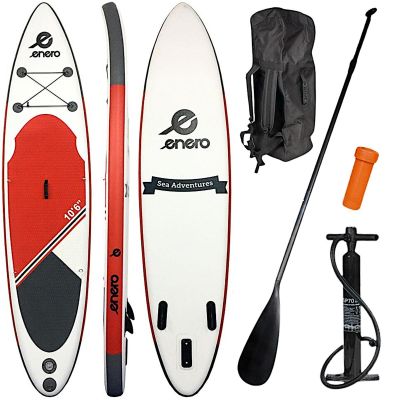 SET - INFLATABLE SUP BOARD 145KG 320X81X15CM ENERO
