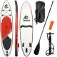 SET - INFLATABLE SUP BOARD 145KG 320X81X15CM ENERO