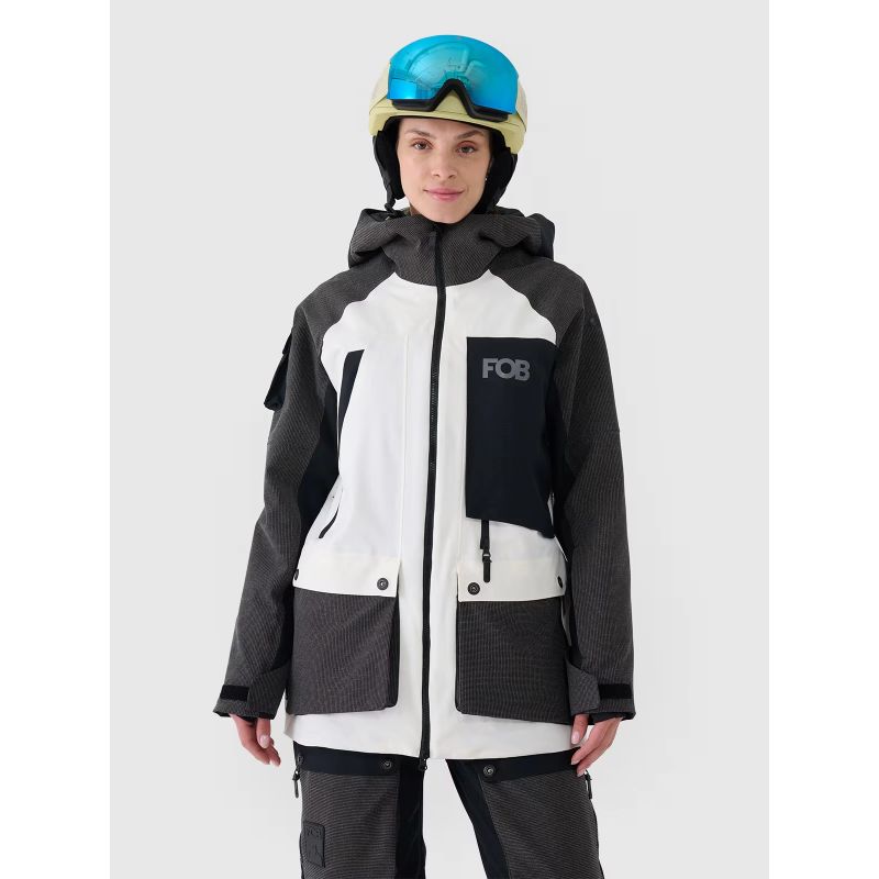 Women's 10000 membrane snowboard jacket 4F 4FWAW24TTJAF587-11S