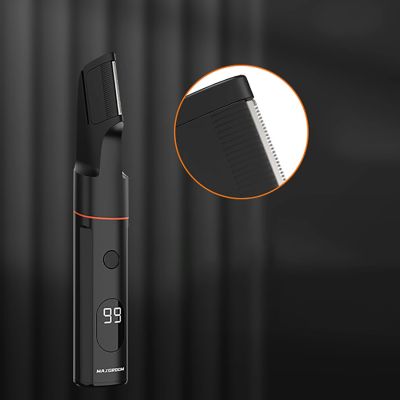 5. MAXGROOM LK-881 multifunctional trimmer with replaceable tips - black
