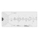 2. Dark Project Terra Nova Gaming Mousepad White
