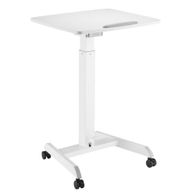 Maclean MC-892W desk table, height adjustment, gas spring, for sitting and standing work, max height 113cm