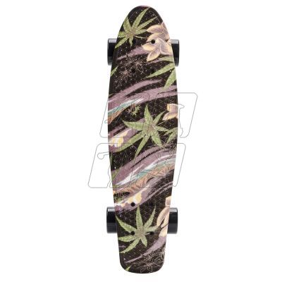 8. Meteor Flowers Black 22606 skateboard