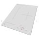 2. MPM MPM-45-IM-16/W induction hob 45 cm | 2 zones | Booster | timer | white