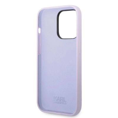 7. Karl Lagerfeld KLHCP14XSNIKBCU iPhone 14 Pro Max 6.7" hardcase purple/purple Silicone Ikonik