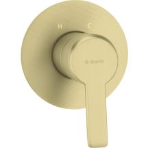 Concealed shower tap without shower diverter