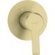 Concealed shower tap without shower diverter